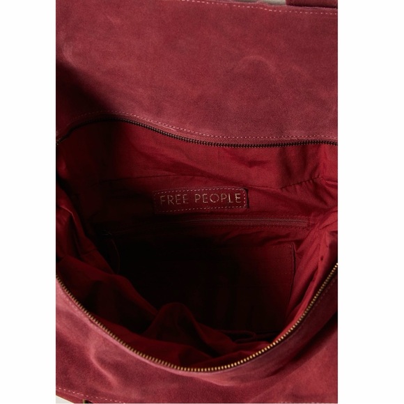 NWT free people salma suede tote bag - Picture 4 of 6
